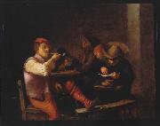 Smokers in an Inn., Adriaen Brouwer